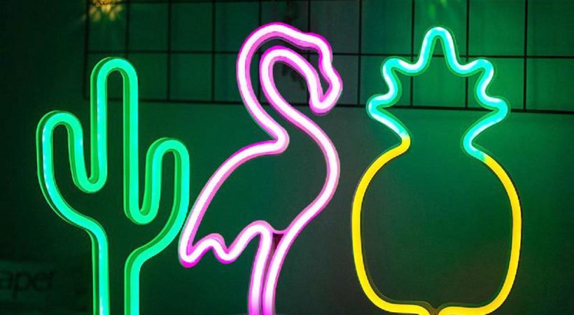 kids room neon signs